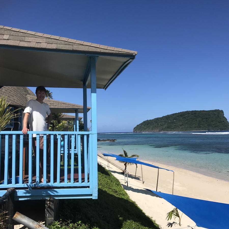 Litia Sini Beach Fales Lalomanu Екстериор снимка