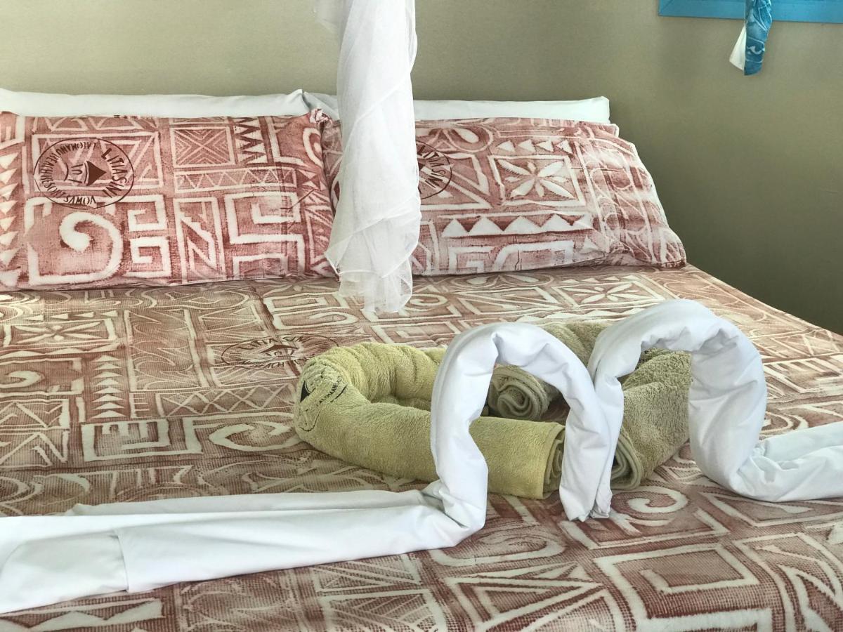 Litia Sini Beach Fales Lalomanu Екстериор снимка